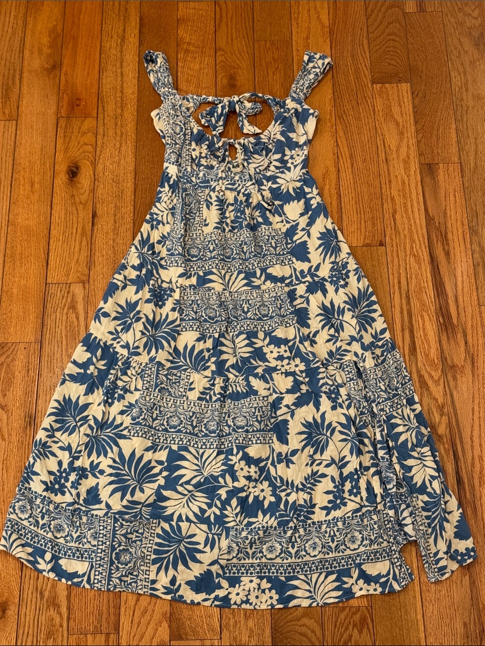 Angie Tropical Floral Maxi Dress